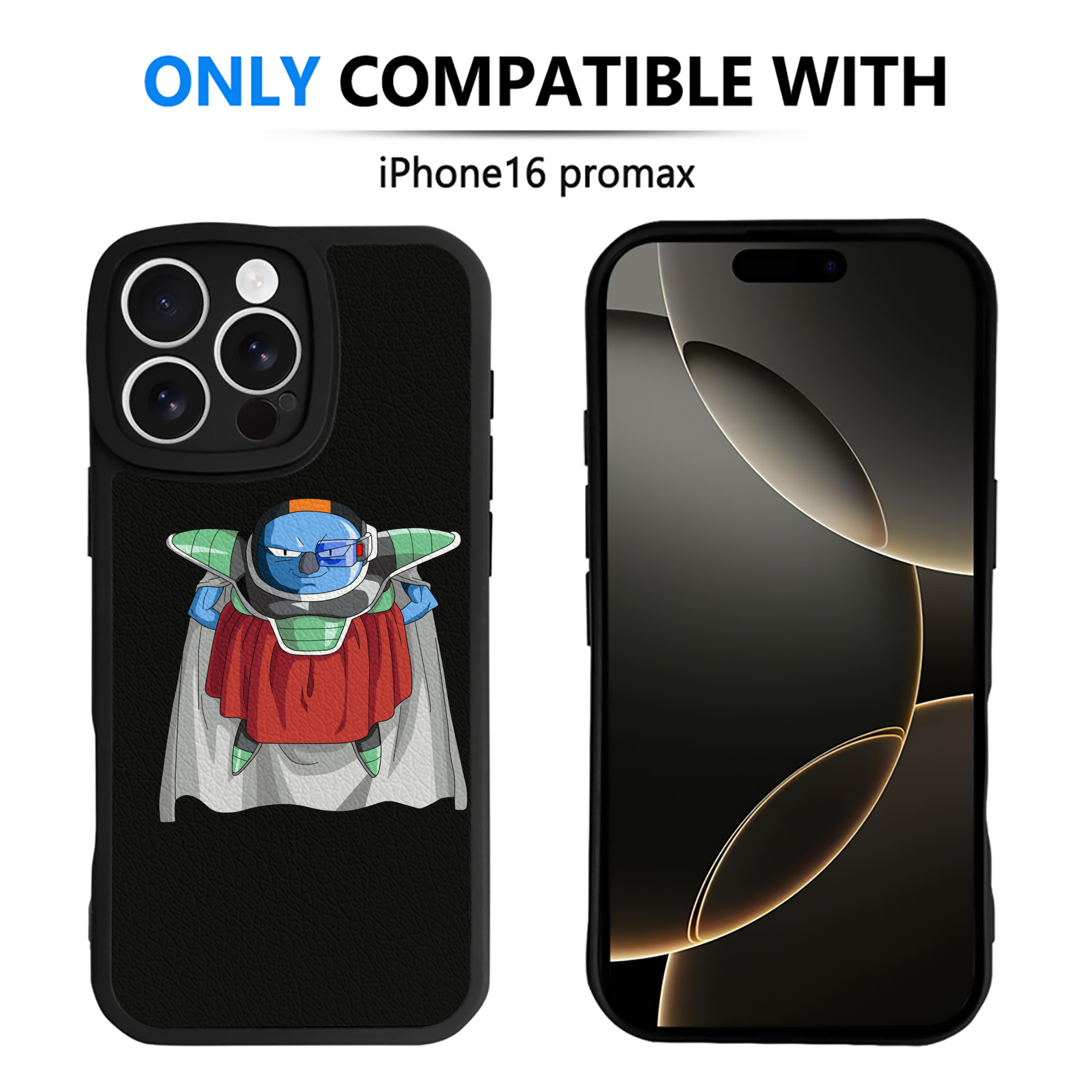 （画像用） ドラゴンボール DRAGON BALL 【iPhone 16シリーズ対応】シリコンスマホケース（レザー調） 材質：シリコン